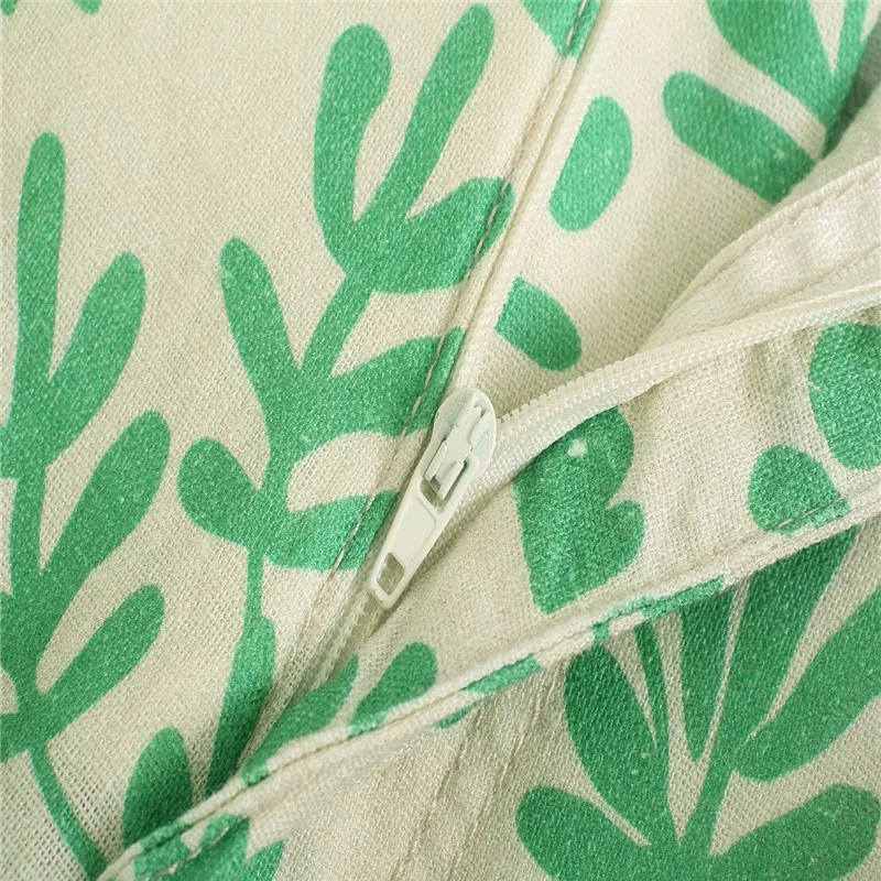 2021 Za Summer Print Linen Women Pants High Waist Vintage Green Trousers Fashion Pockets Front Zip Closure Woman Casual Pants
2021 Za Summer Print Linen Women Pants High Waist Vintage Green Trousers Fashion Pockets Front Zip Closure Woman Casual Pants