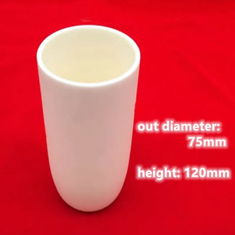 2pcs outder diameter 75mm, height 120mm alumina crucible corundum crucible ceramic refractorye crucible
2pcs outder diameter 75mm, height 120mm alumina crucible corundum crucible ceramic refractorye crucible