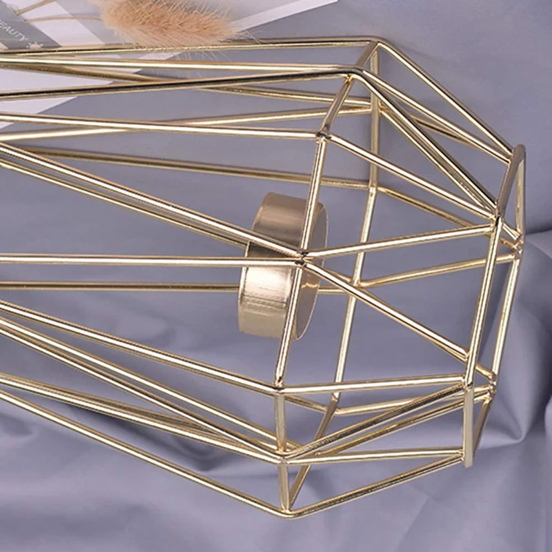 Hexagon Shaped Candle Holder Geometric Design Tea Light Votive Candelabra Iron Hollow Candlestick Vintage
Hexagon Shaped Candle Holder Geometric Design Tea Light Votive Candelabra Iron Hollow Candlestick Vintage