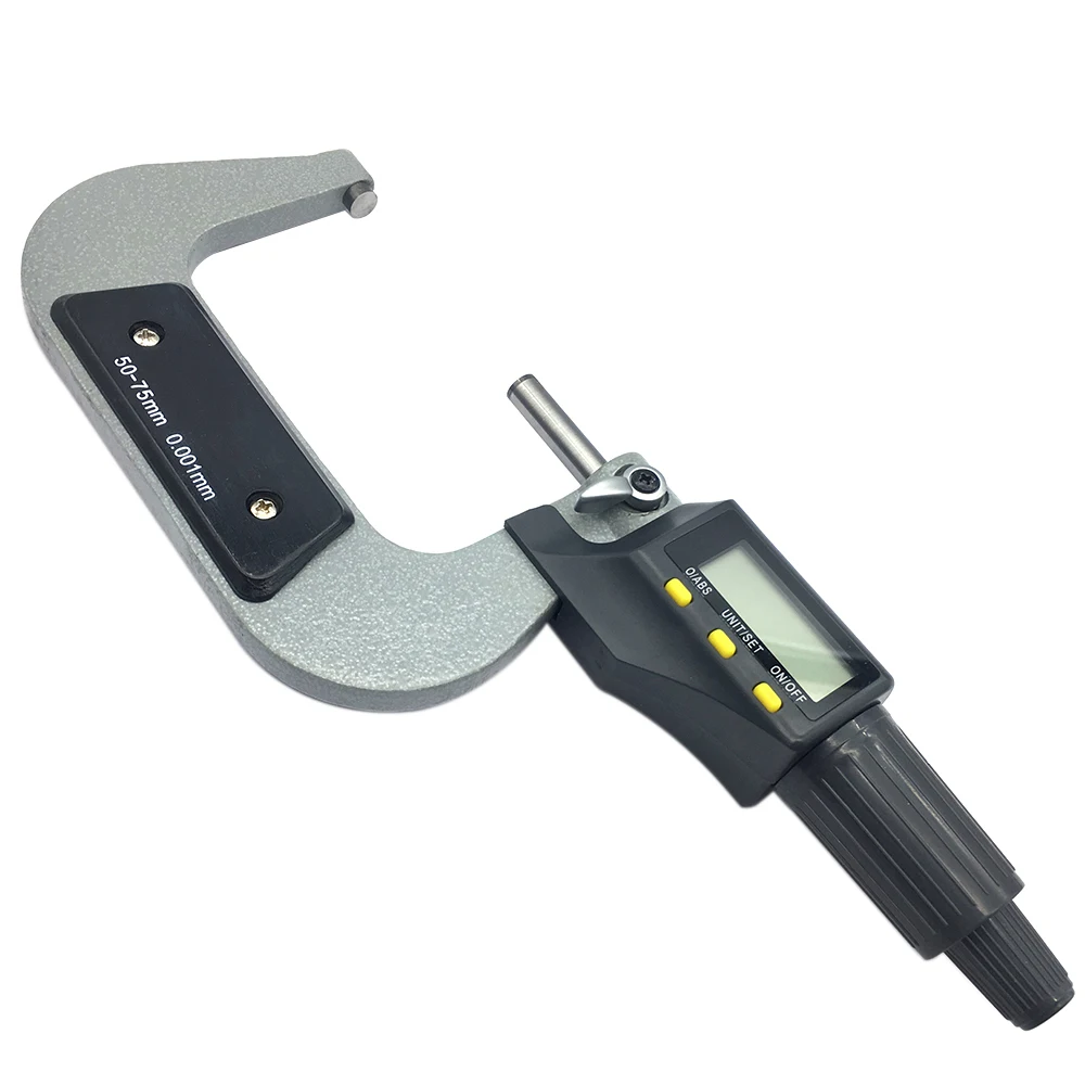 High Precision 0.001 MM Battery Electronic Outer Diameter Micrometer 50-75 MM With LCD Digital Micrometer Digital Caliper
High Precision 0.001 MM Battery Electronic Outer Diameter Micrometer 50-75 MM With LCD Digital Micrometer Digital Caliper