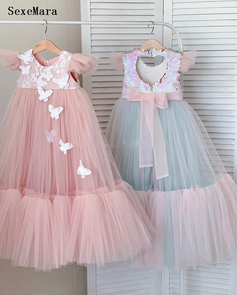 Puffy Tulle A-Line Flower Girl Dresses Open Back 3D Butterfly Princess Dress Girl Wedding Party Dress Photography
Puffy Tulle A-Line Flower Girl Dresses Open Back 3D Butterfly Princess Dress Girl Wedding Party Dress Photography