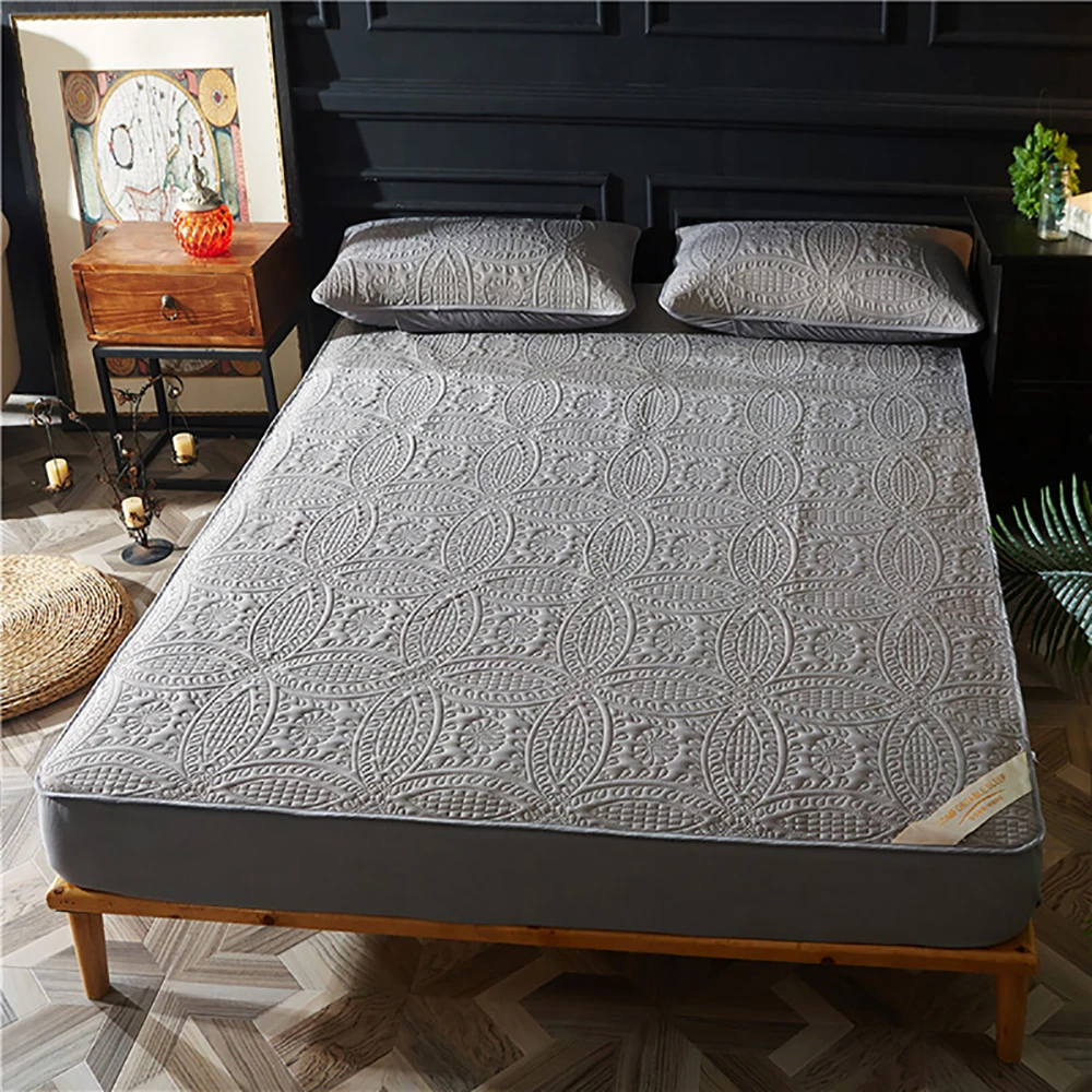 Singleton Antislip Dustproof Protect Fixed Bedspread Mattress Cover Polyester Fibre Fitted Bedding Sheet Solid And Durable
Singleton Antislip Dustproof Protect Fixed Bedspread Mattress Cover Polyester Fibre Fitted Bedding Sheet Solid And Durable