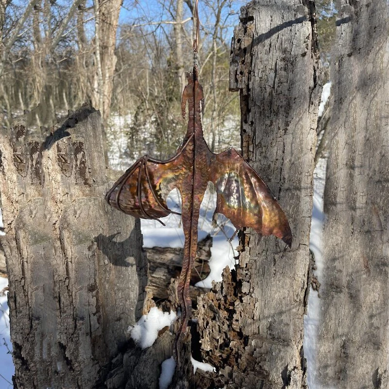 Dragon Wind Catcher Dragon Wind Spinner with Hanging Hook Garden Yard Decoration XKW
Dragon Wind Catcher Dragon Wind Spinner with Hanging Hook Garden Yard Decoration XKW