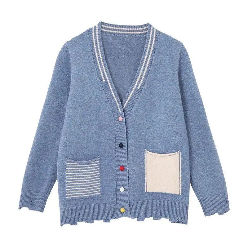 Women's Korean-Style Loose Knit Cardigan