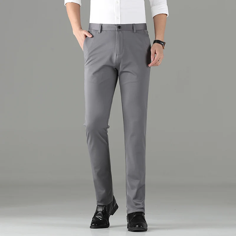 New Design Casual Men Pants Cotton Slim Pant Straight Trousers Fashion Business Solid Pants Men Pantalon Pantalones Hombre Homme
New Design Casual Men Pants Cotton Slim Pant Straight Trousers Fashion Business Solid Pants Men Pantalon Pantalones Hombre Homme