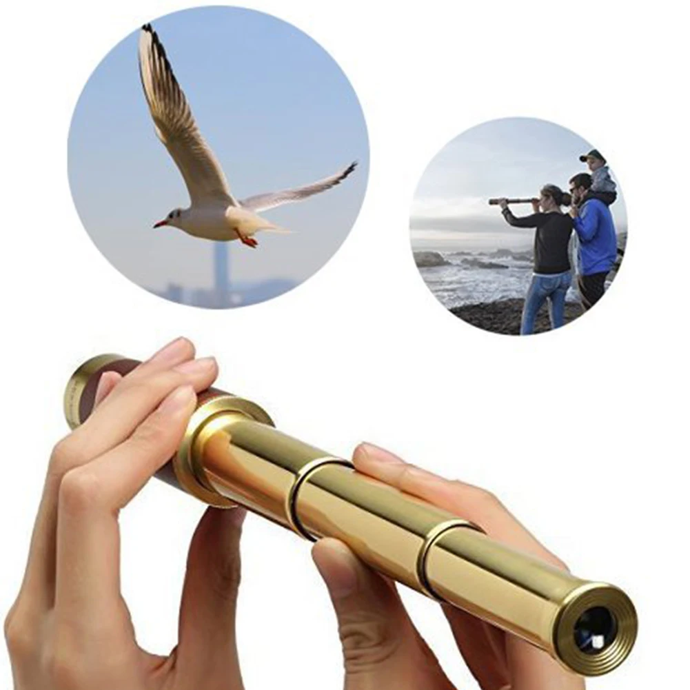 25x30 Pirate Monocular Telescope Retro Monocular Zoomable Collapsible With Leather Pouch Voyage Hiking Travel Binoculars Profess
25x30 Pirate Monocular Telescope Retro Monocular Zoomable Collapsible With Leather Pouch Voyage Hiking Travel Binoculars Profess