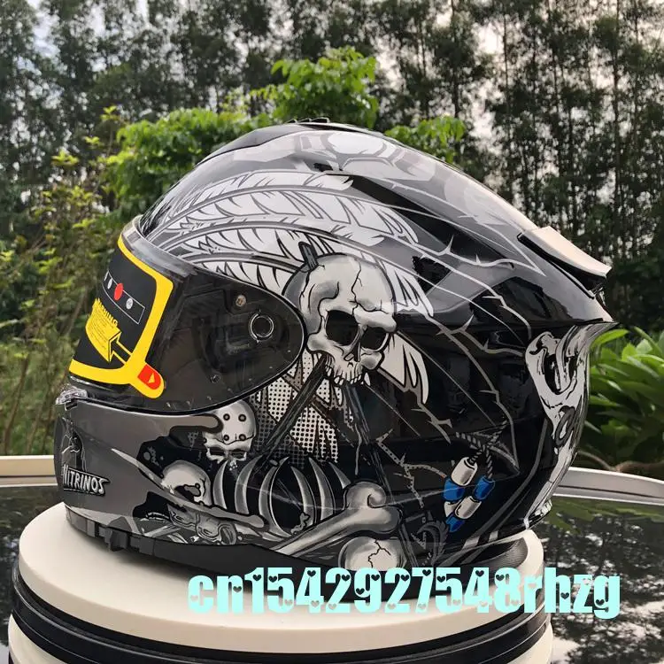 High quality ABS motorcycle helmet men and women safety dual lens pedal street car kart motorcycle skull personality helmet
High quality ABS motorcycle helmet men and women safety dual lens pedal street car kart motorcycle skull personality helmet