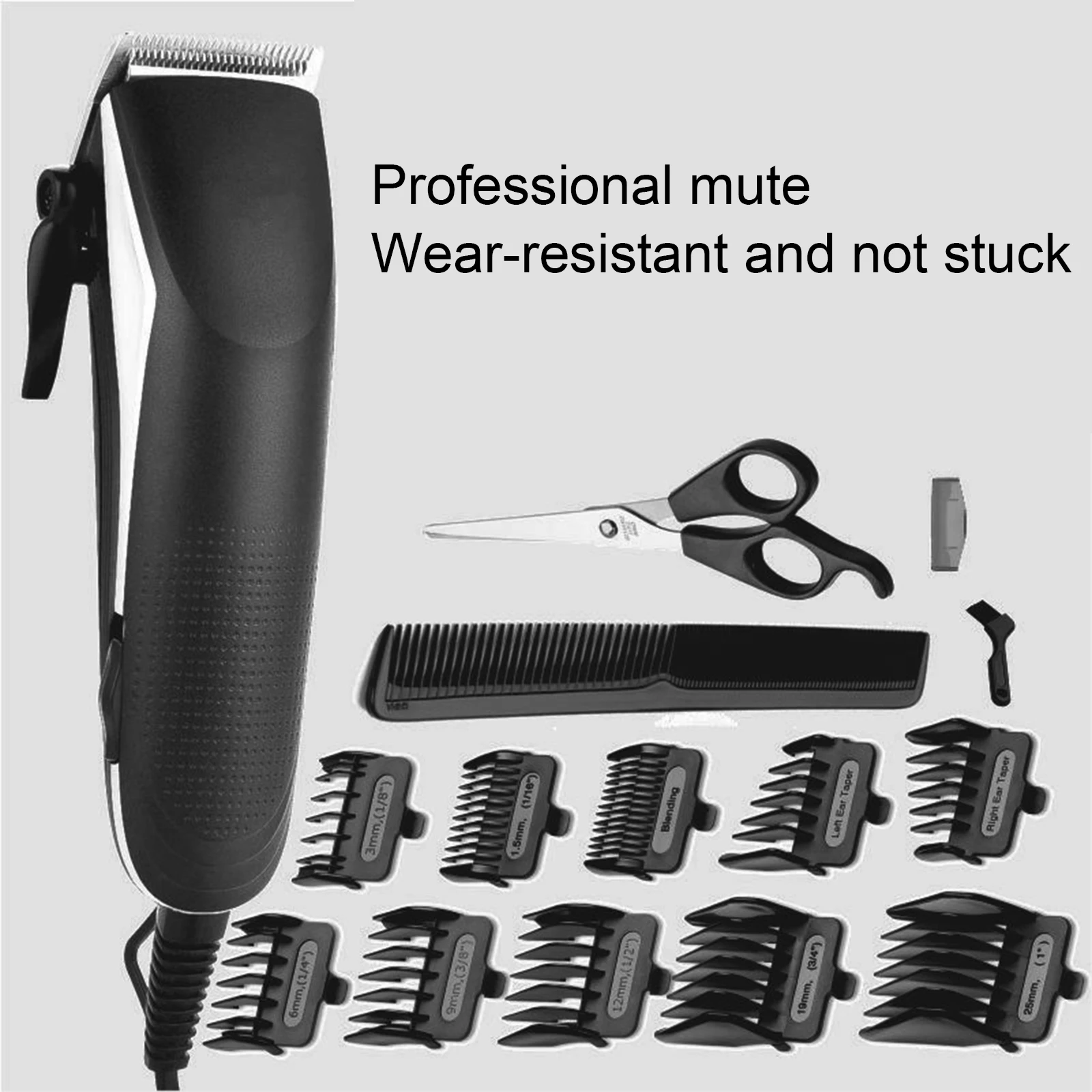 Professional Electric Hair Trimmer Hairdresser Kit With Combs Rechargeable Electric Hair Clipper Men Cordless Haircut Adjustable
Professional Electric Hair Trimmer Hairdresser Kit With Combs Rechargeable Electric Hair Clipper Men Cordless Haircut Adjustable