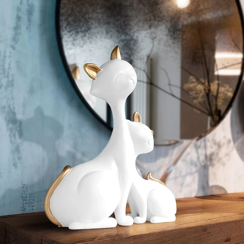 Miniature Model Decoration Animal Resin Cat Statue Desktop Gift Cat Statue Decoration Home Decoration Living Room Accessories
Miniature Model Decoration Animal Resin Cat Statue Desktop Gift Cat Statue Decoration Home Decoration Living Room Accessories