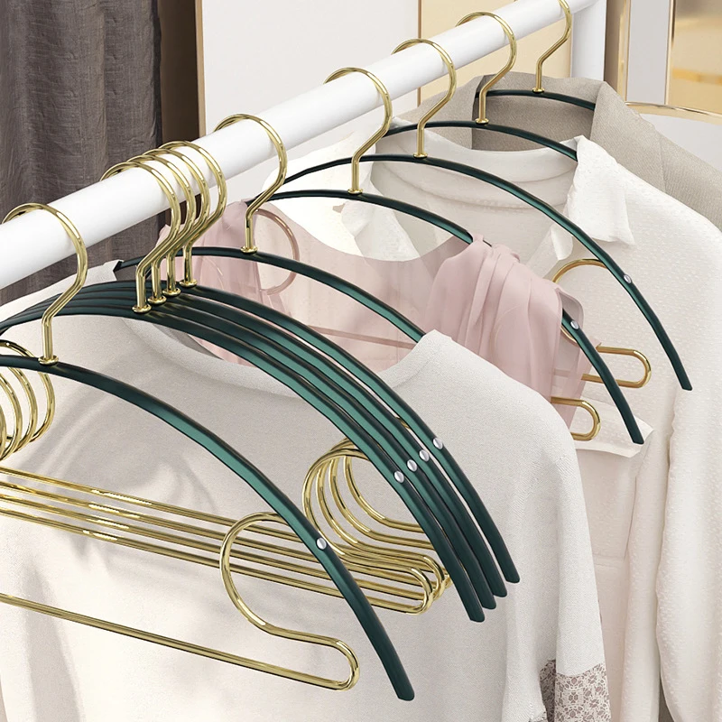 Clothes Hanger Aluminum Alloy Wardrobe Space Saving Clothing Hanger Non Slip Drying Hanger Sweater Coat Pants Shirt Storage Rack
Clothes Hanger Aluminum Alloy Wardrobe Space Saving Clothing Hanger Non Slip Drying Hanger Sweater Coat Pants Shirt Storage Rack