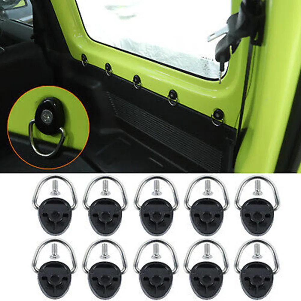10X Car Tie-Down D-Ring Buckle For Suzuki Jimny 2019 2020 Trunk Cargo Area Interior Accessories Car Clips
10X Car Tie-Down D-Ring Buckle For Suzuki Jimny 2019 2020 Trunk Cargo Area Interior Accessories Car Clips