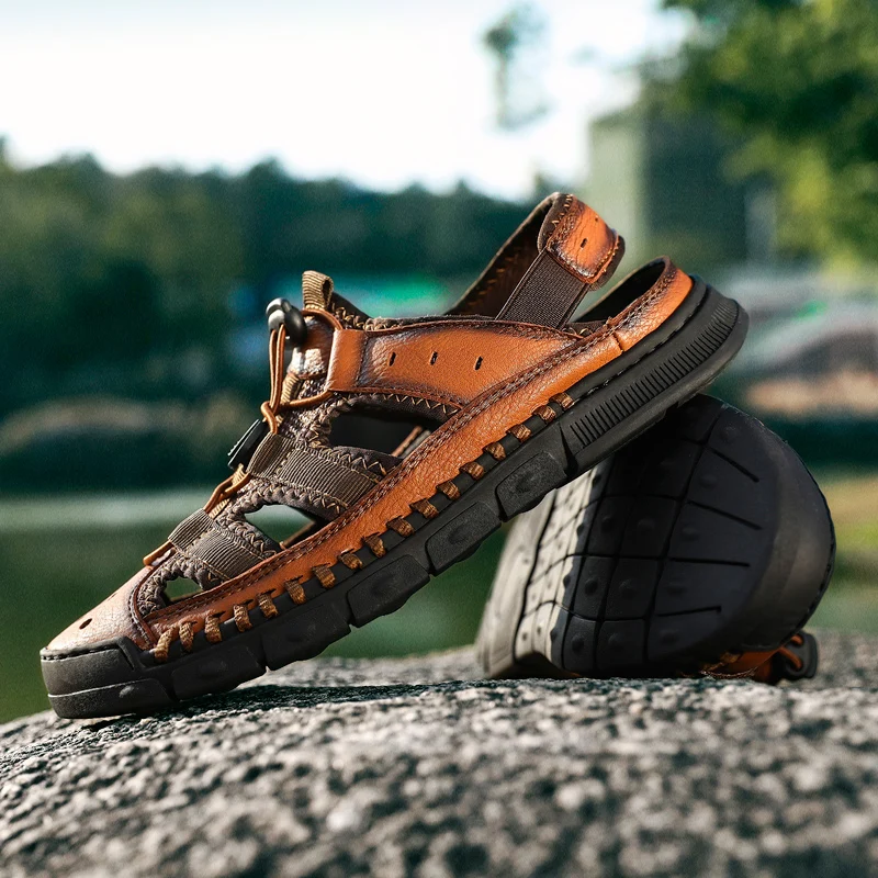 2021 new summer sandals men's slippers casual beach shoes sweat-proof and non-slip lightweight sandals
2021 new summer sandals men's slippers casual beach shoes sweat-proof and non-slip lightweight sandals