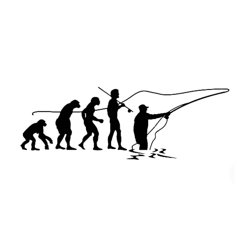 Evolution OF FLY FISHING Fashion KK Vinyl High-quality Decor Decals Car Sticker Black Silver Waterproof 17cm*6cm 
Evolution OF FLY FISHING Fashion KK Vinyl High-quality Decor Decals Car Sticker Black Silver Waterproof 17cm*6cm