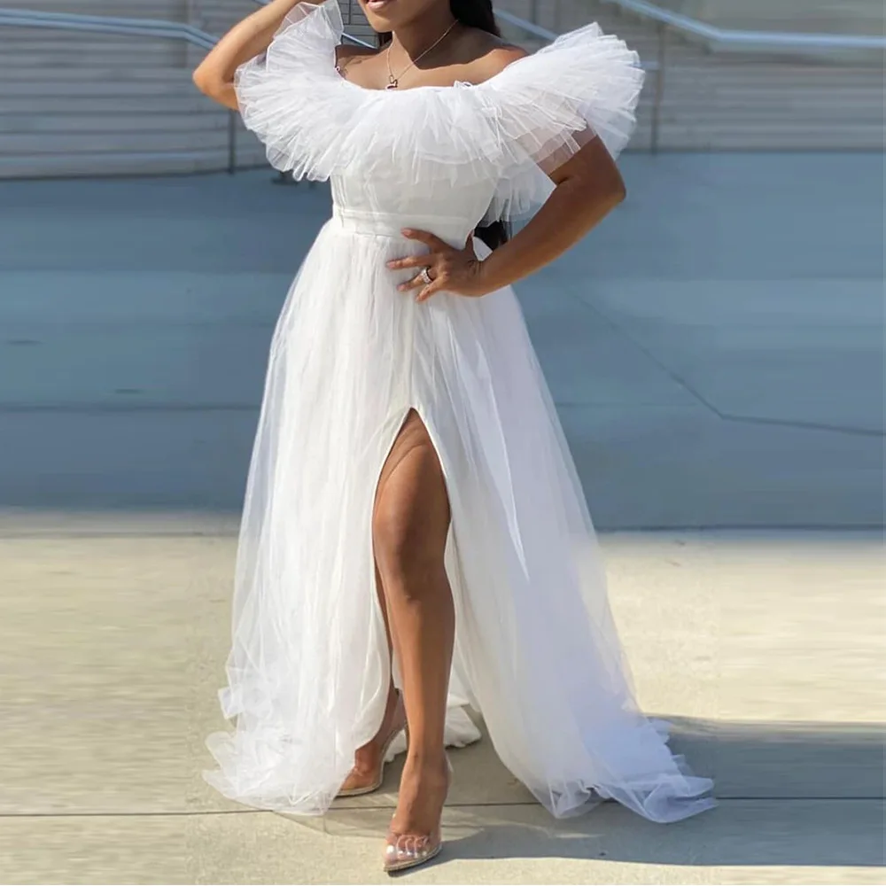 Сексуальное Сетчатое платье с открытыми плечами и высоким разрезом, новинка 2022, модные женские вечерние платья, элегантная африканская жен...
Сексуальное Сетчатое платье с открытыми плечами и высоким разрезом, новинка 2022, модные женские вечерние платья, элегантная африканская жен...