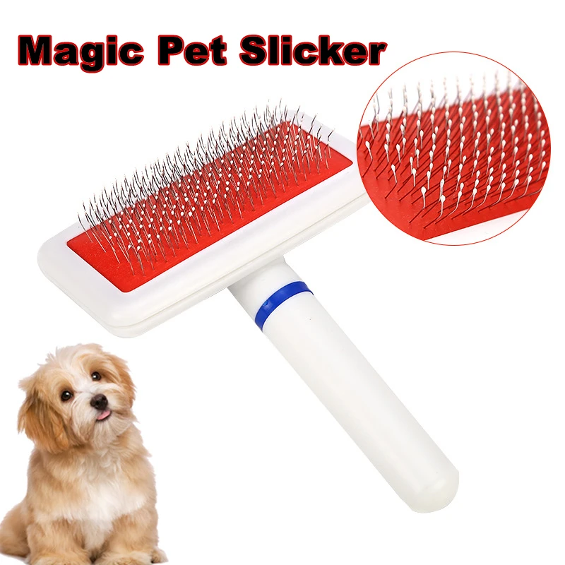 Pet Slicker Puppy Hair Shedding Fur Comb Brush Grooming Needle Remover Cleaning Tools
Pet Slicker Puppy Hair Shedding Fur Comb Brush Grooming Needle Remover Cleaning Tools