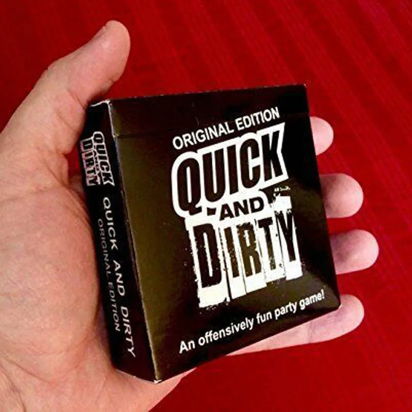 Quick And Dirty - An Offensively Fun Party Game 
Quick And Dirty - An Offensively Fun Party Game