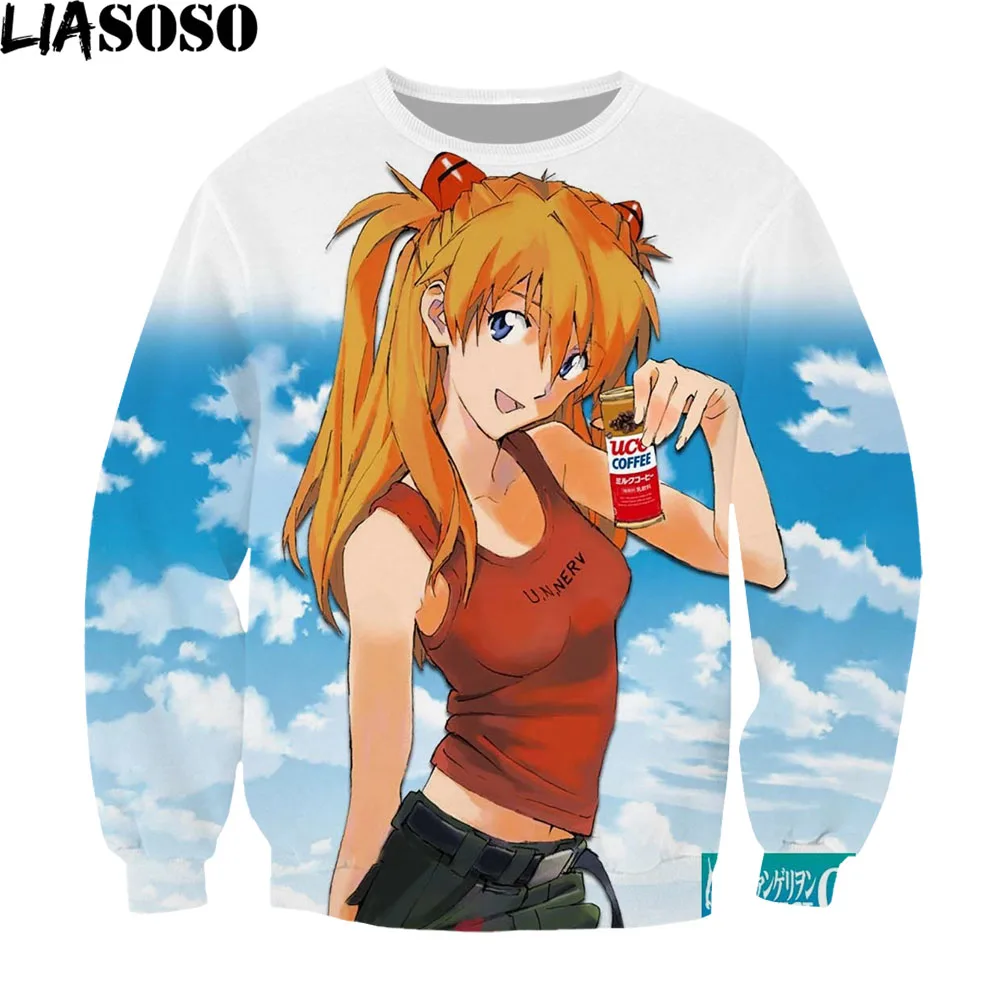 LIASOSO Anime Evangelion Tshirt Sweater 3D Print Hoody Sweatshirt Lil Peep Hoodie Streetwear Hip Hop
LIASOSO Anime Evangelion Tshirt Sweater 3D Print Hoody Sweatshirt Lil Peep Hoodie Streetwear Hip Hop