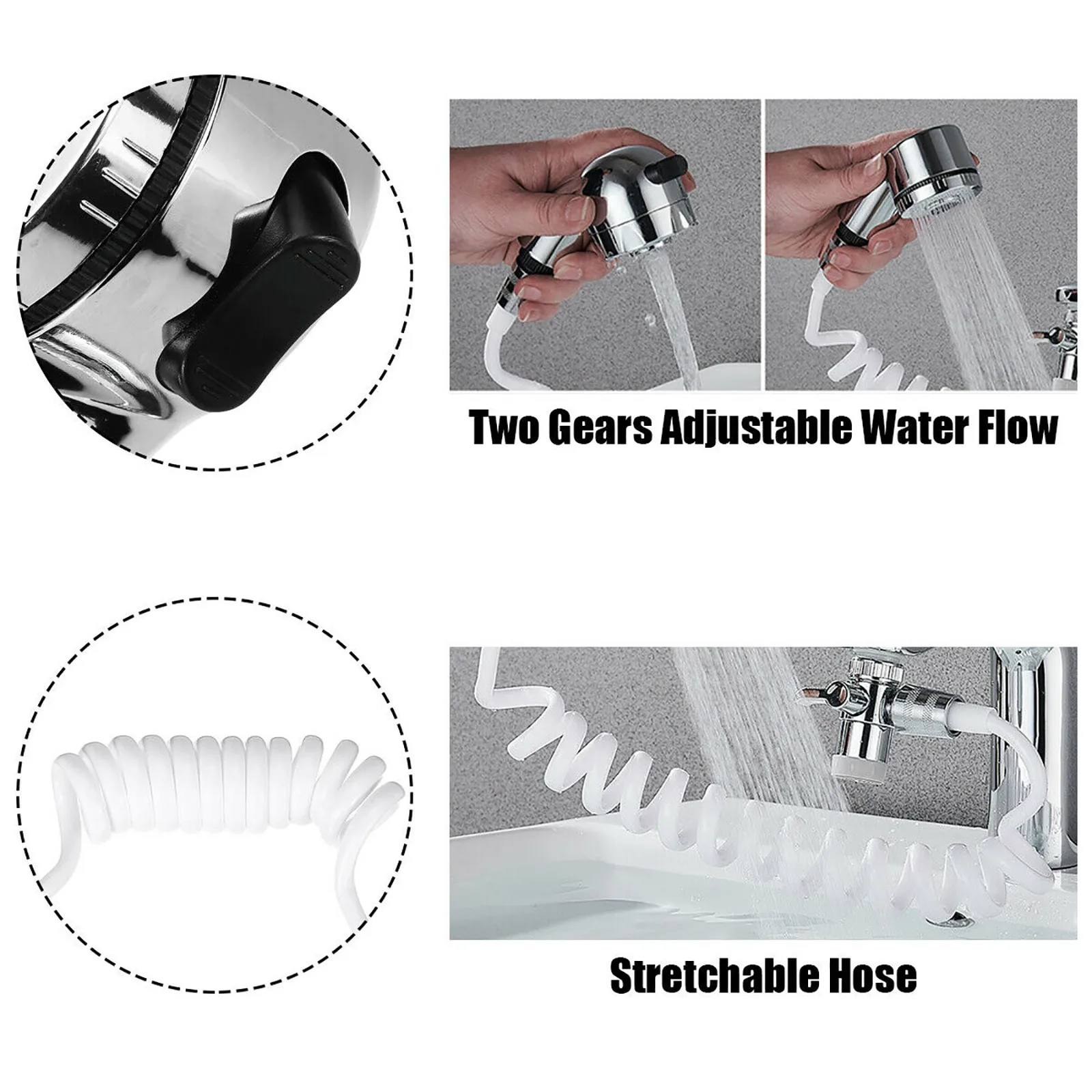Detachable Sink Shower Set Extension Head Set Adjustable Quick Connect Faucet Hand Shower For Hair Wash Shower Home Bathroom
Detachable Sink Shower Set Extension Head Set Adjustable Quick Connect Faucet Hand Shower For Hair Wash Shower Home Bathroom