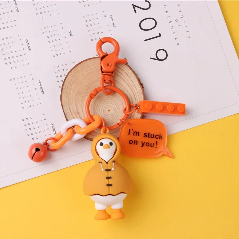 Cartoon Keychains Accessories Cute Duck Key Chains Bag Pendant Creative Practical Little Gift Backpack Pendant Key Rings
Cartoon Keychains Accessories Cute Duck Key Chains Bag Pendant Creative Practical Little Gift Backpack Pendant Key Rings