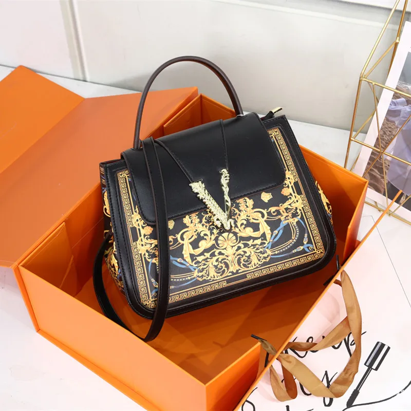 Genuine Leather Handbags New Fashion Printing All-match High-quality Shoulder Diagonal Portable Purses Tote Bags for Women
Genuine Leather Handbags New Fashion Printing All-match High-quality Shoulder Diagonal Portable Purses Tote Bags for Women