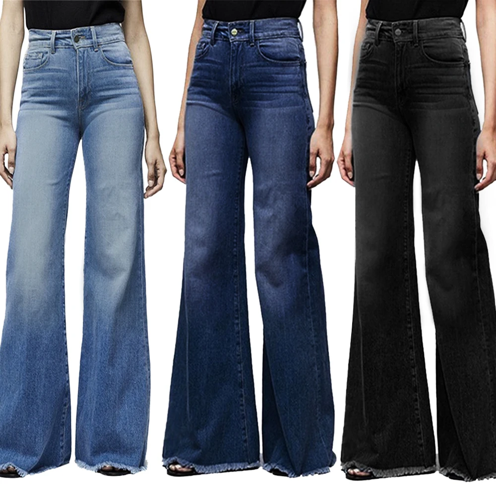2021 High Waist Wide Leg Jeans Brand Women Boyfriend Jeans Denim Skinny Woman's Vintage Flare Jeans Plus Size 4XL Pant
2021 High Waist Wide Leg Jeans Brand Women Boyfriend Jeans Denim Skinny Woman's Vintage Flare Jeans Plus Size 4XL Pant