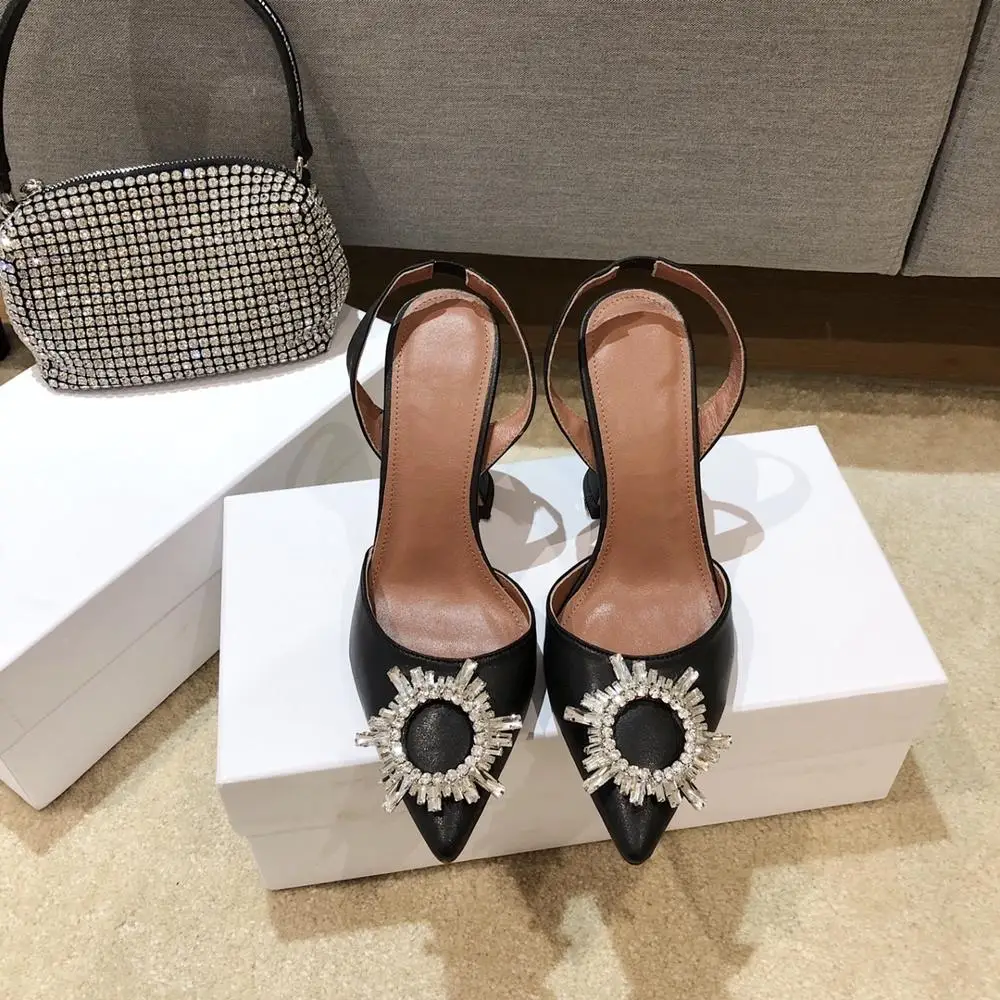 Prowow Woman Sexy Crsytal Buckle Pumps Shoes Woman Pointed Toe High Heels Pumps Slingbacks Mujer Bombas Designer Woman Pumps
Prowow Woman Sexy Crsytal Buckle Pumps Shoes Woman Pointed Toe High Heels Pumps Slingbacks Mujer Bombas Designer Woman Pumps