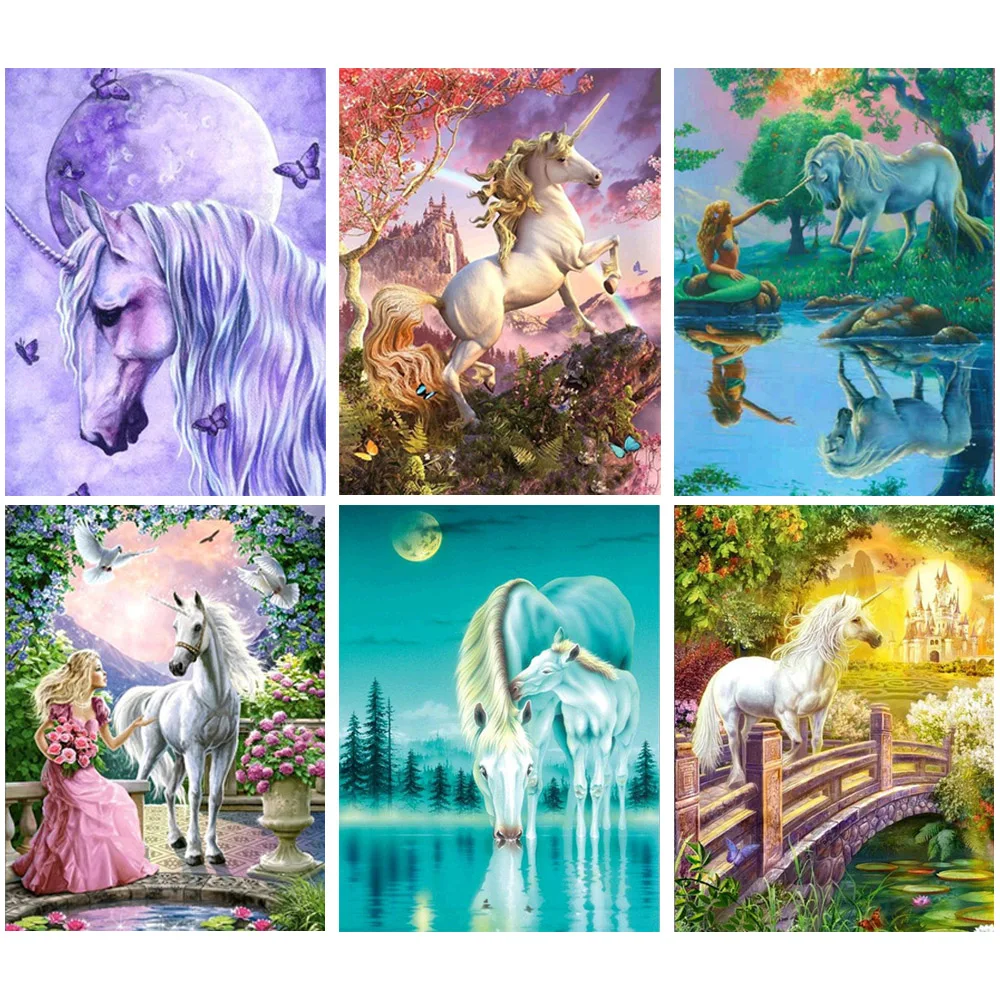 5D Diy Daimond Paintings Cross-stitch "horse&unicorns" 3D Diamond Painting Round Rhinestones painting Embroidery Diamant animals
5D Diy Daimond Paintings Cross-stitch "horse&unicorns" 3D Diamond Painting Round Rhinestones painting Embroidery Diamant animals