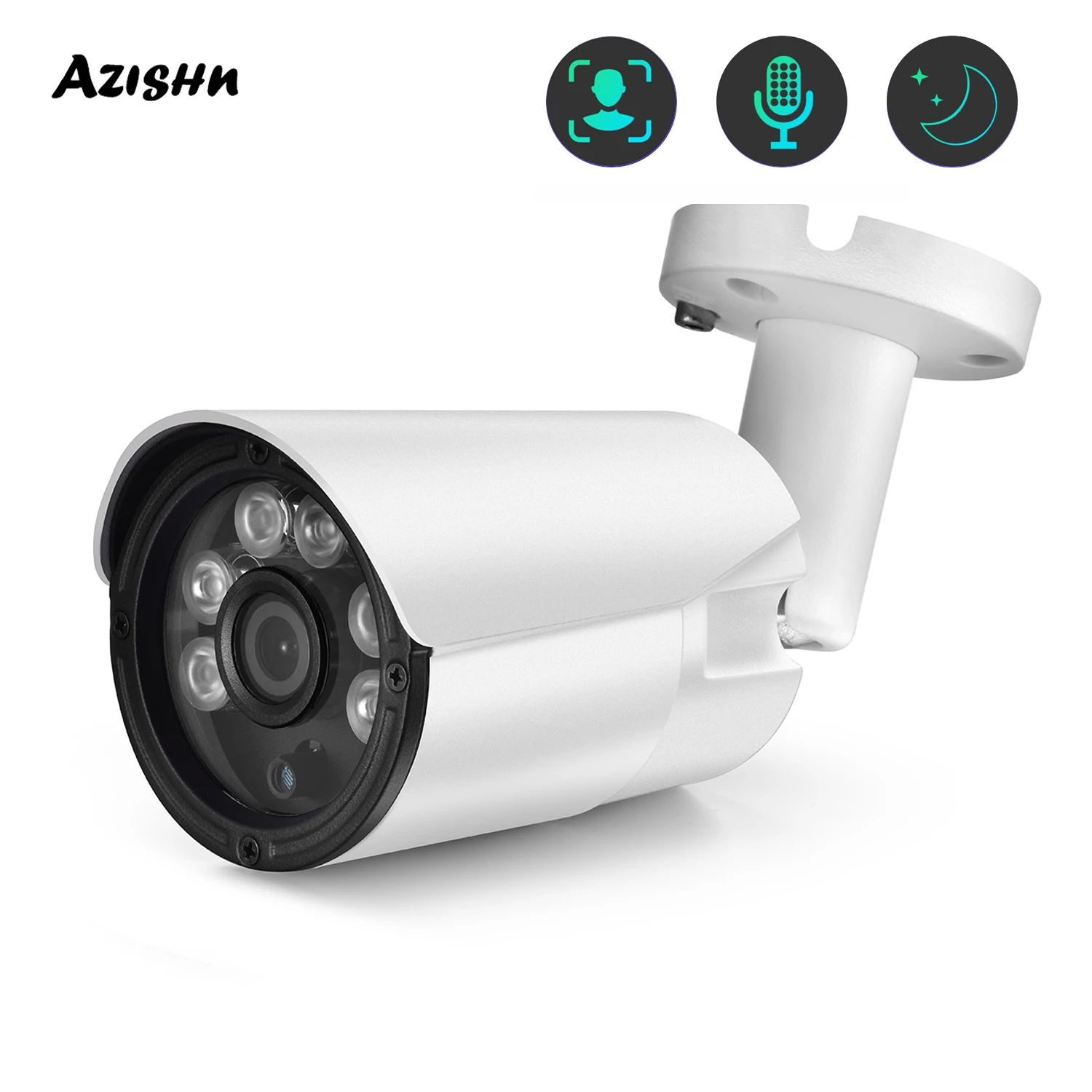 8MP 5MP AZISHN H265 HD 4K IP Camera Face Detection Outdoor Waterproof Bullet CCTV for POE NVR System Security Protection Camera
8MP 5MP AZISHN H265 HD 4K IP Camera Face Detection Outdoor Waterproof Bullet CCTV for POE NVR System Security Protection Camera