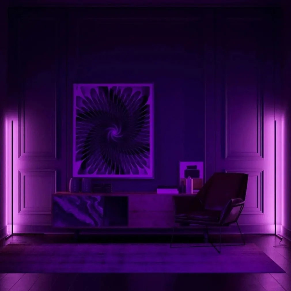 Floor Lamp RGB-Changing Dimmable With APP And Remote Control Colorful Lamp 60" Corner Decoration Lamp For Living Room Bedroom
Floor Lamp RGB-Changing Dimmable With APP And Remote Control Colorful Lamp 60" Corner Decoration Lamp For Living Room Bedroom