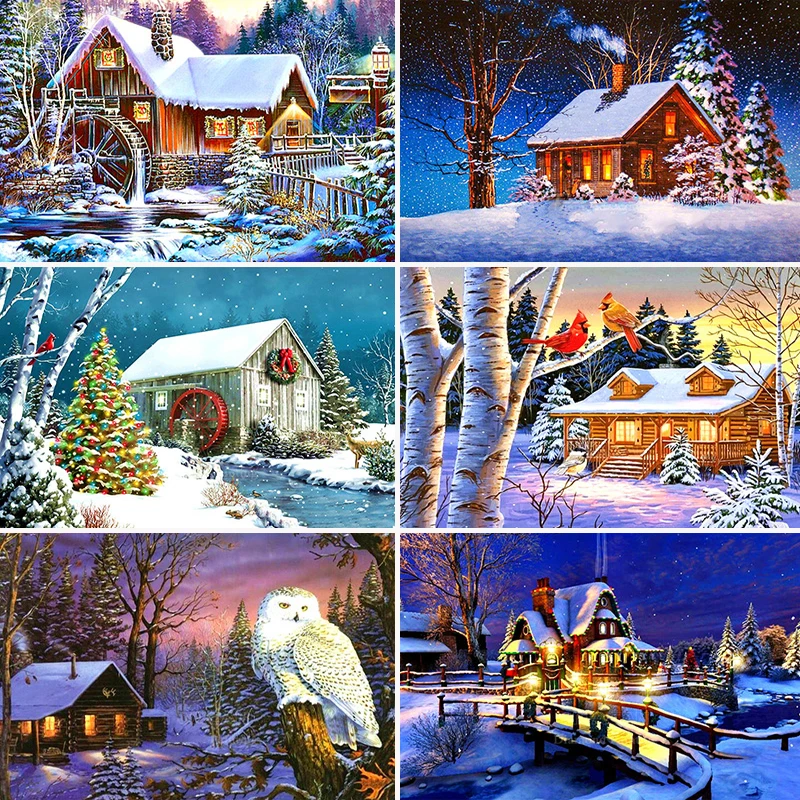Arts, Crafts & Sewing Storage Full Square Diamond Painting Winter Landscape 5D Diy Embroidery House Mosaic Home Decor Gift
Arts, Crafts & Sewing Storage Full Square Diamond Painting Winter Landscape 5D Diy Embroidery House Mosaic Home Decor Gift