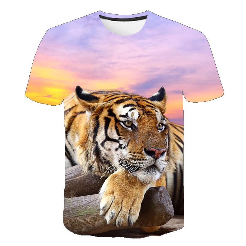 Boys T Shirt Summer 3D Printed Tiger T-shirt Kids Funny Harajuku Fashion Top Boys & Girls Super Cool Animal Tee tops 2-16 Year
Boys T Shirt Summer 3D Printed Tiger T-shirt Kids Funny Harajuku Fashion Top Boys & Girls Super Cool Animal Tee tops 2-16 Year
