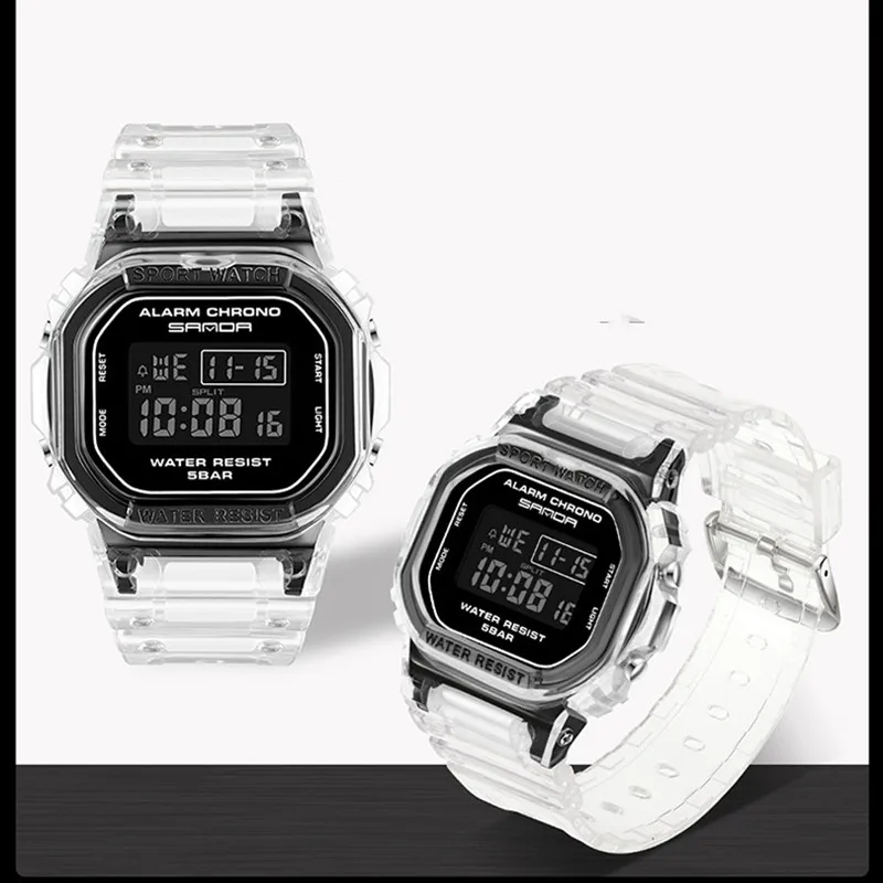 Fashion Brand Sports Women Digital Watches LED Electronic Digital Waterproof Ladies Clock Female Wristwatch Relogio Feminino
Fashion Brand Sports Women Digital Watches LED Electronic Digital Waterproof Ladies Clock Female Wristwatch Relogio Feminino
