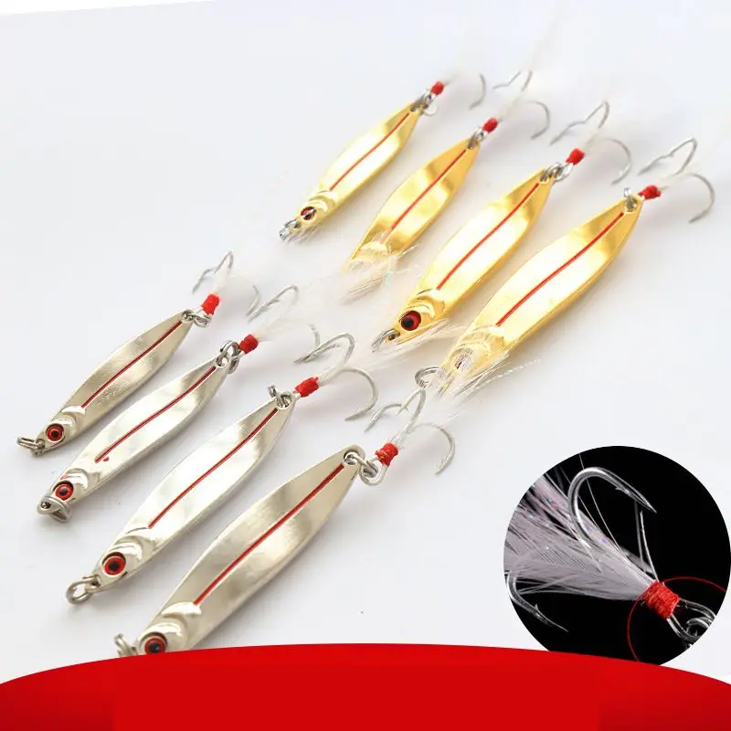 

Gold Silver 7/10/15/20g Metal VIB Lures Strong vivid Vibrations Spoon Lure Fishing bait Bass Artificial Hard Bait 3D Eyes
