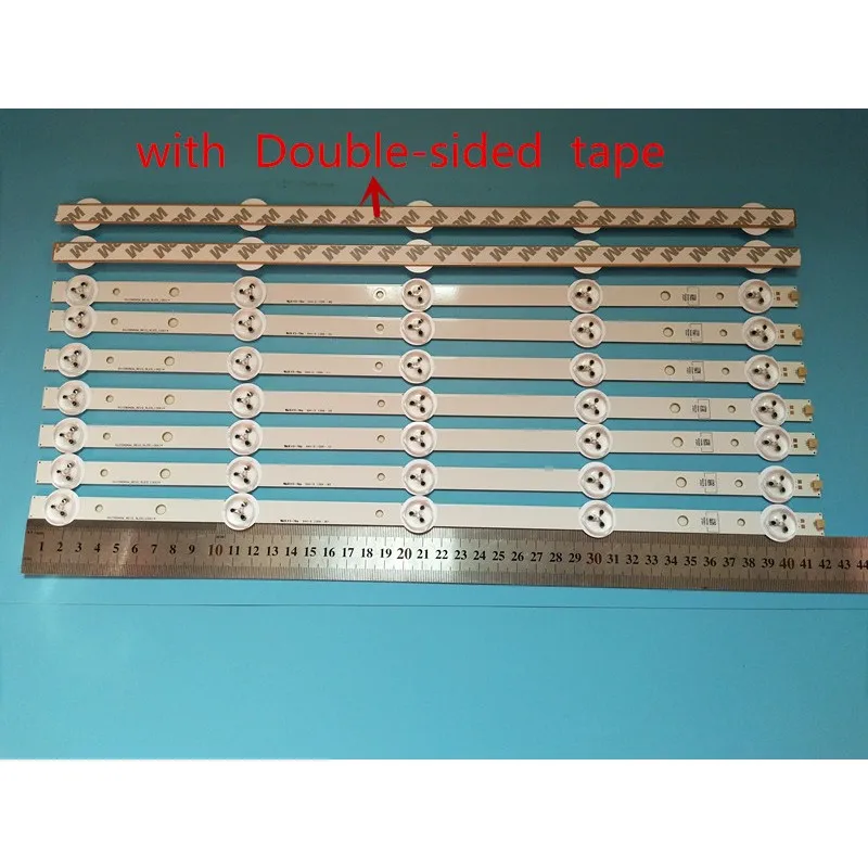 9 Pieces/lot for 39" LED backlight bar SW 39 3228 05 REV1.1 120814 5 LEDS(1 LED 3V) 420mm
9 Pieces/lot for 39" LED backlight bar SW 39 3228 05 REV1.1 120814 5 LEDS(1 LED 3V) 420mm