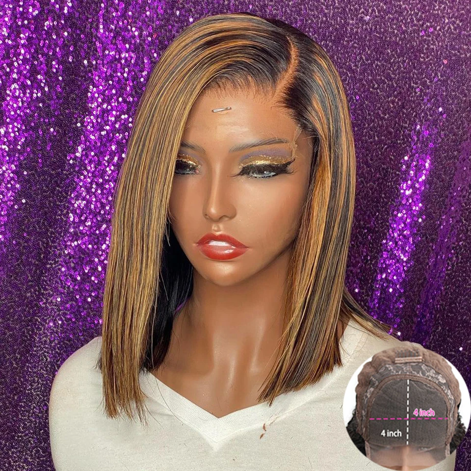 Парик на сетке 4x4 с коротким Бобом L1B/27 150%, парики из человеческих волос с эффектом омбре для женщин, парик из бразильских волос без поврежден...
Парик на сетке 4x4 с коротким Бобом L1B/27 150%, парики из человеческих волос с эффектом омбре для женщин, парик из бразильских волос без поврежден...