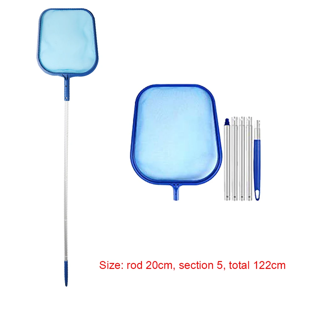 Durable Practical Swimming Pool Fine Mesh Skimmer Multi-functional Salvage Net Catcher Bag + 5pcs Section Pole Rake 
Durable Practical Swimming Pool Fine Mesh Skimmer Multi-functional Salvage Net Catcher Bag + 5pcs Section Pole Rake