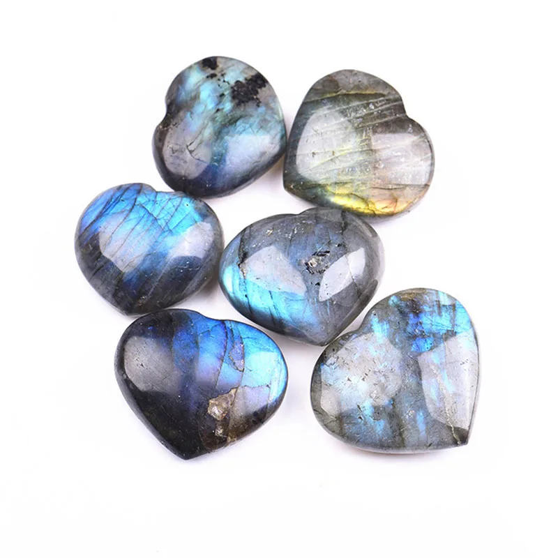 Natural Labradorite Blue Moonstone Heart Shape Polished Crystal Stone Aesthetic Room Decor Ornaments For Home Decoration
Natural Labradorite Blue Moonstone Heart Shape Polished Crystal Stone Aesthetic Room Decor Ornaments For Home Decoration