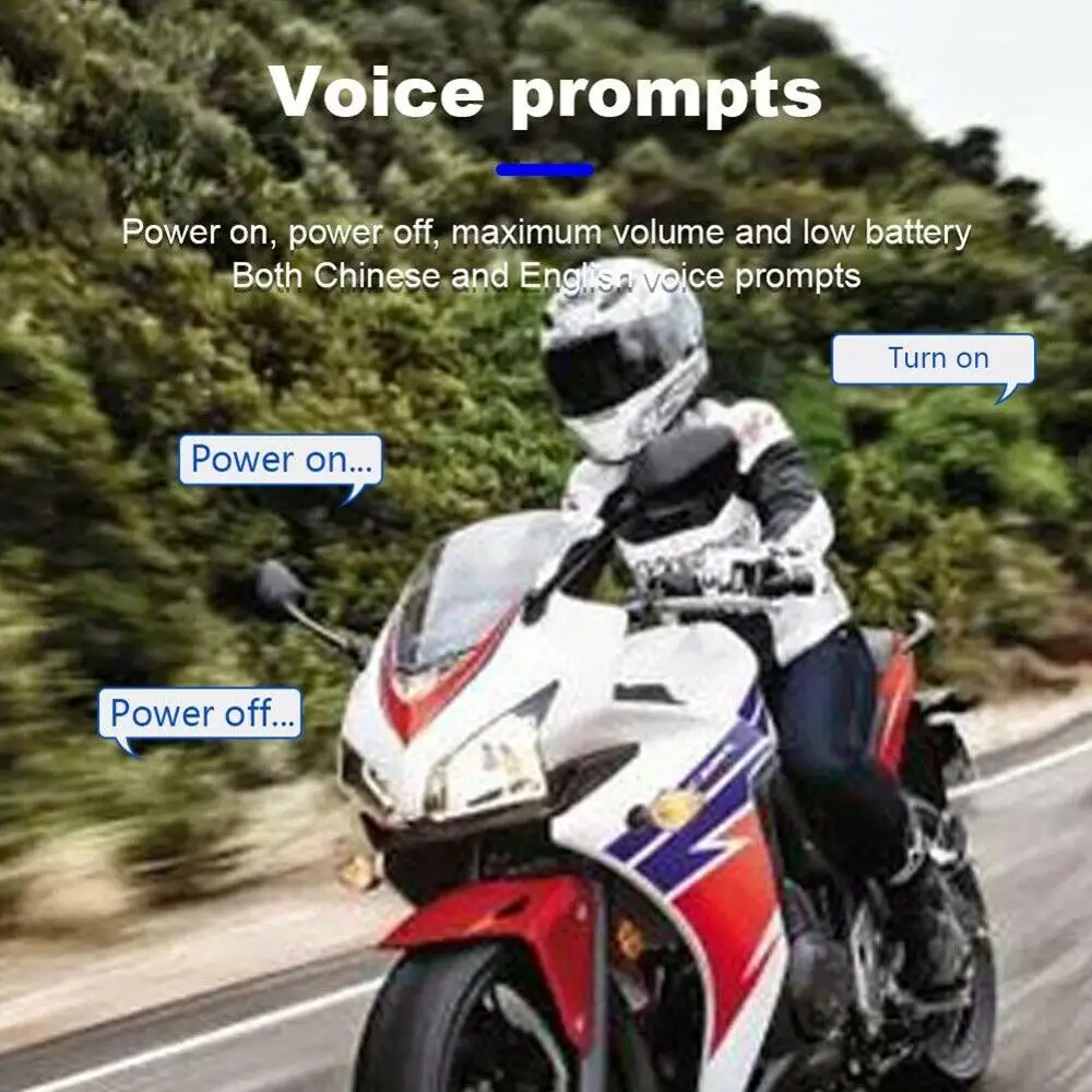 T2 Wireless Bluetooth 5.0 Motorcycle Helmet Headset Stereo Speaker Headphone Helmet Headset Stereo Speaker Headphone Helmet Head
T2 Wireless Bluetooth 5.0 Motorcycle Helmet Headset Stereo Speaker Headphone Helmet Headset Stereo Speaker Headphone Helmet Head