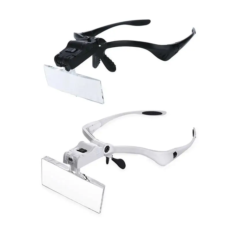 Head-mounted glasses reading double LED lamp magnifying of repairs newspapers antiques identification glass For reading boo D5F6
Head-mounted glasses reading double LED lamp magnifying of repairs newspapers antiques identification glass For reading boo D5F6