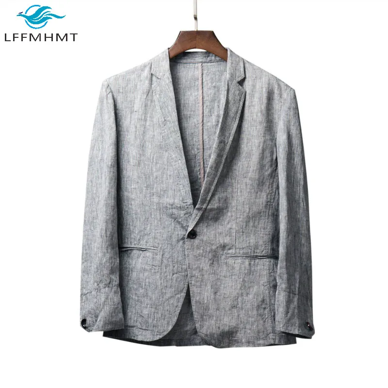 Men's Spring Autumn Fashion Solid Color Long Sleeve Single Button Suit Male High Quality Casual Slim Fit Linen Coats Wild Jacket
Men's Spring Autumn Fashion Solid Color Long Sleeve Single Button Suit Male High Quality Casual Slim Fit Linen Coats Wild Jacket