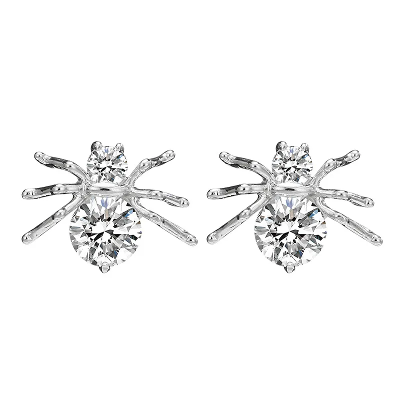 2021 Hot Fashion 1Piece Cubic Zircon Spider Ear Stud Earrings Hot Selling Unique Punk Earrings For Women Halloween Gifts
2021 Hot Fashion 1Piece Cubic Zircon Spider Ear Stud Earrings Hot Selling Unique Punk Earrings For Women Halloween Gifts