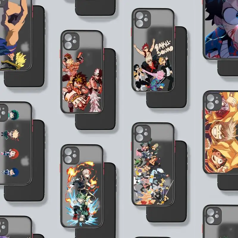Anime My Hero Academia Phone Case matte transparent For iphone 7 8 11 12 13 plus mini x xs xr pro max cover
Anime My Hero Academia Phone Case matte transparent For iphone 7 8 11 12 13 plus mini x xs xr pro max cover