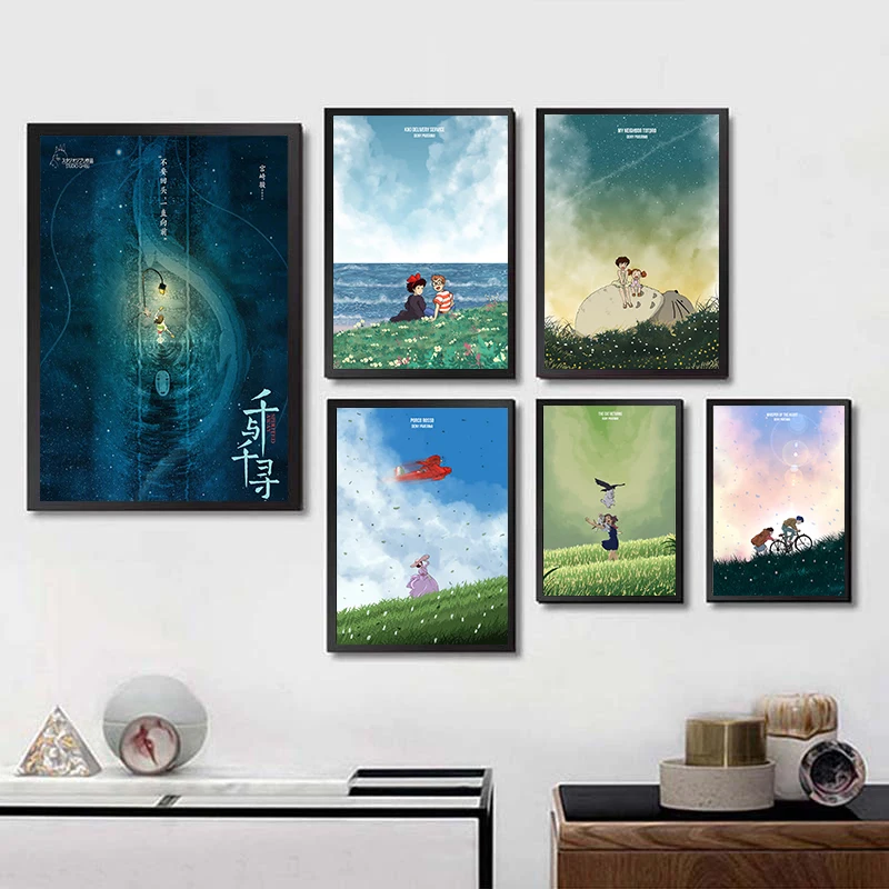 Self-adhesive Wall Sticker Home Decor Hayao Miyazaki Ponyo on the Cliff Poster Painting Living Room Decoration Wall Art Picture
Self-adhesive Wall Sticker Home Decor Hayao Miyazaki Ponyo on the Cliff Poster Painting Living Room Decoration Wall Art Picture