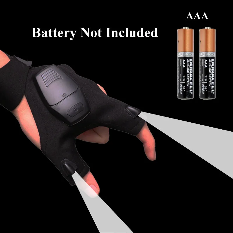 Night Fishing Glove LED Light Hand Free Torch Waterproof Repairing Tool Lamp brightness Led lite Outdoor AAA battery Hunting
Night Fishing Glove LED Light Hand Free Torch Waterproof Repairing Tool Lamp brightness Led lite Outdoor AAA battery Hunting