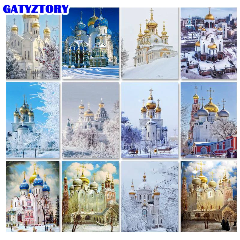 GATYZTORY Diy Painting By Numbers Kits For Adults Castle Landscape Handmade Coloring Acrylic Paint On Canvas Room Decoration
GATYZTORY Diy Painting By Numbers Kits For Adults Castle Landscape Handmade Coloring Acrylic Paint On Canvas Room Decoration