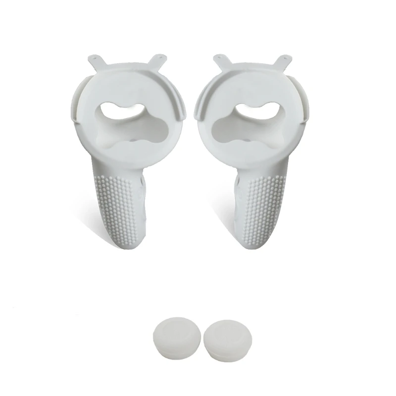Anti-Slip Rocker Cap VR Lens Cover Silicone Case Handle Grip Cover Grip Strap for Oculus Quest 2 Touch Controller
Anti-Slip Rocker Cap VR Lens Cover Silicone Case Handle Grip Cover Grip Strap for Oculus Quest 2 Touch Controller