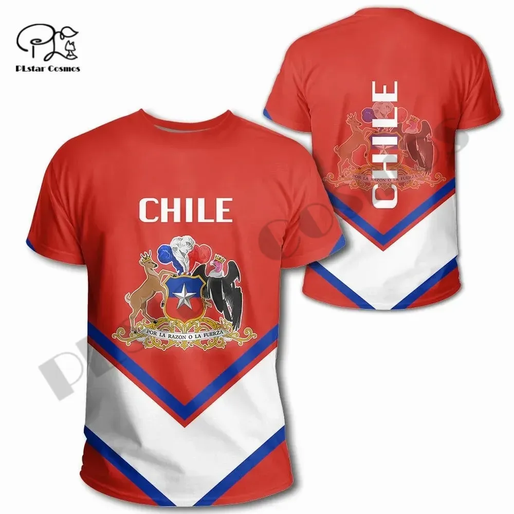PLstarCosmos 3DPrint Men/Women Unisex Chile Country Flag T-shirt Shorts Sleeve High-quality Unique Funny Harajuku Streetwear 1
PLstarCosmos 3DPrint Men/Women Unisex Chile Country Flag T-shirt Shorts Sleeve High-quality Unique Funny Harajuku Streetwear 1