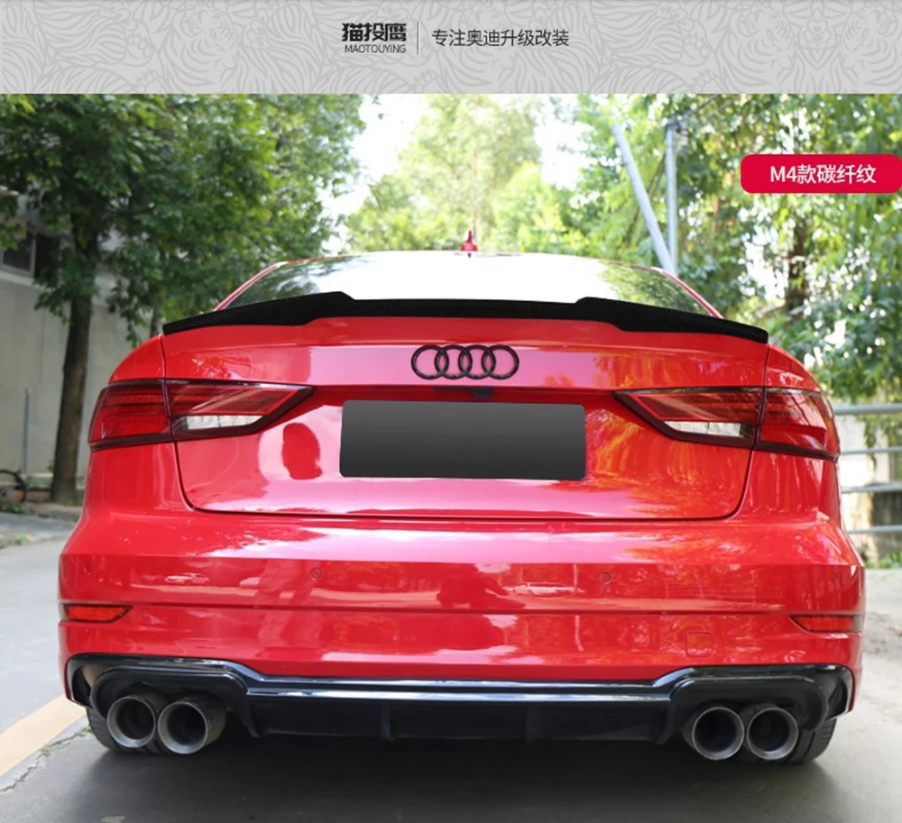 ABS Plastic Painted Color Tail Wing Primer Color Rear Spoiler 1Pcs For Audi A3 Spoiler 2013 2014 2015 2016 2017 2018 2019
ABS Plastic Painted Color Tail Wing Primer Color Rear Spoiler 1Pcs For Audi A3 Spoiler 2013 2014 2015 2016 2017 2018 2019