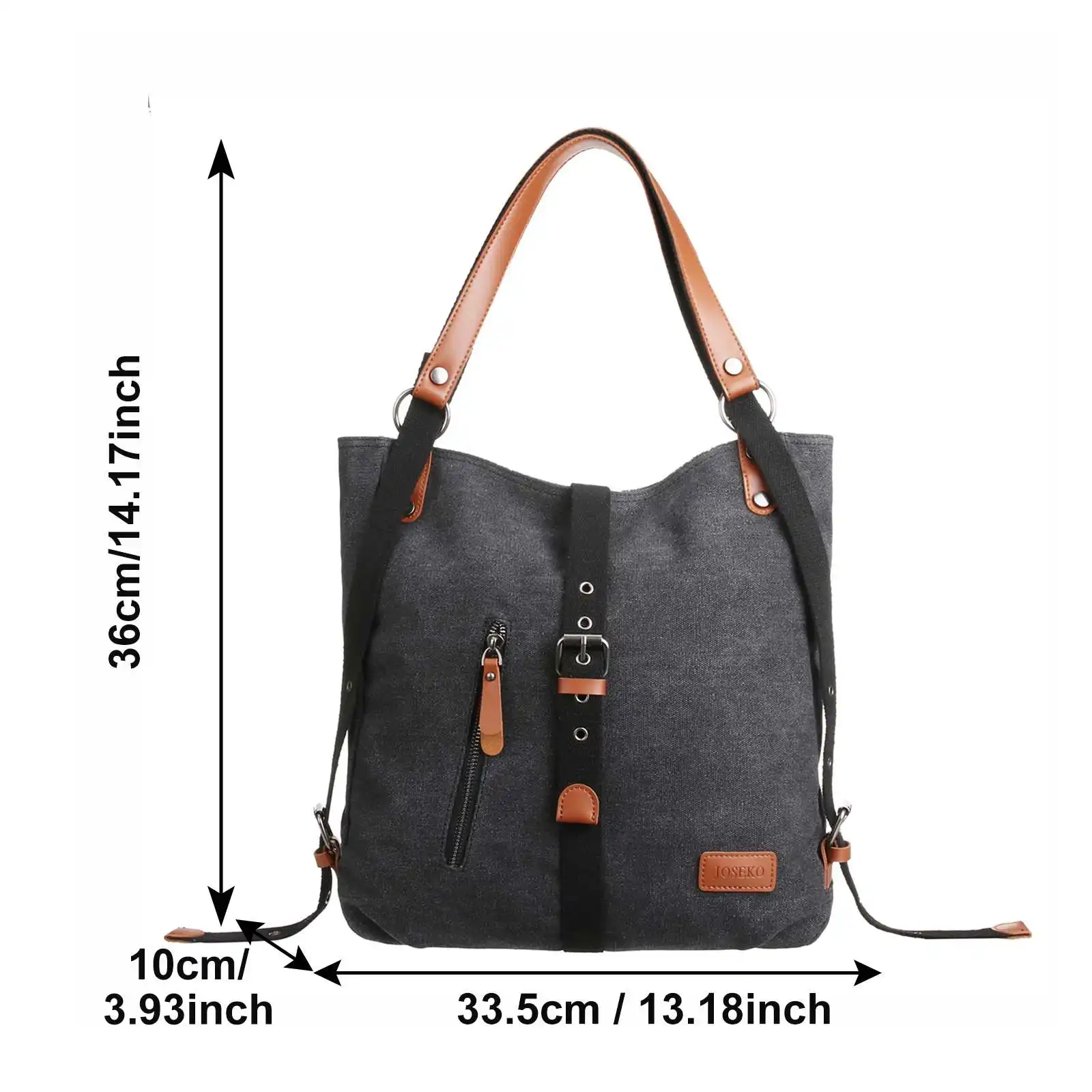 Multi-functional Canvas Bag Women's Convertible Backpack Purse Ladies Shoulder Bag Casual Handbag 2 Use Women Bags Holiday Gift
Multi-functional Canvas Bag Women's Convertible Backpack Purse Ladies Shoulder Bag Casual Handbag 2 Use Women Bags Holiday Gift
