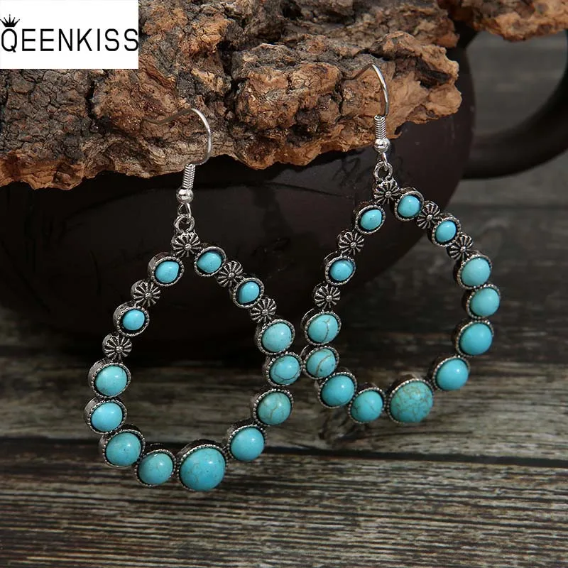 Ювелирные изделия QEENKISS EG6327, оптовая продажа, модные женские, для дня рождения, свадьбы, ретро, капли воды, бирюза, античное серебро, висячие с...
Ювелирные изделия QEENKISS EG6327, оптовая продажа, модные женские, для дня рождения, свадьбы, ретро, капли воды, бирюза, античное серебро, висячие с...
